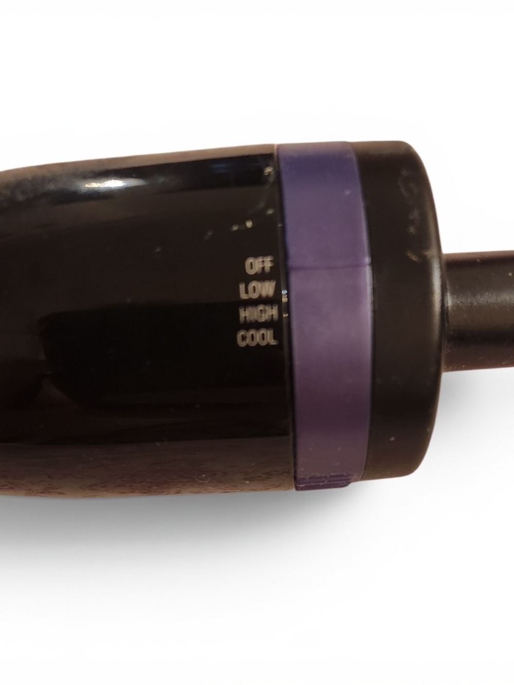 Conair InfinitiPro 2-in-1 Hot Air Styling Brush - Black/Purple - Picture 3 of 4
